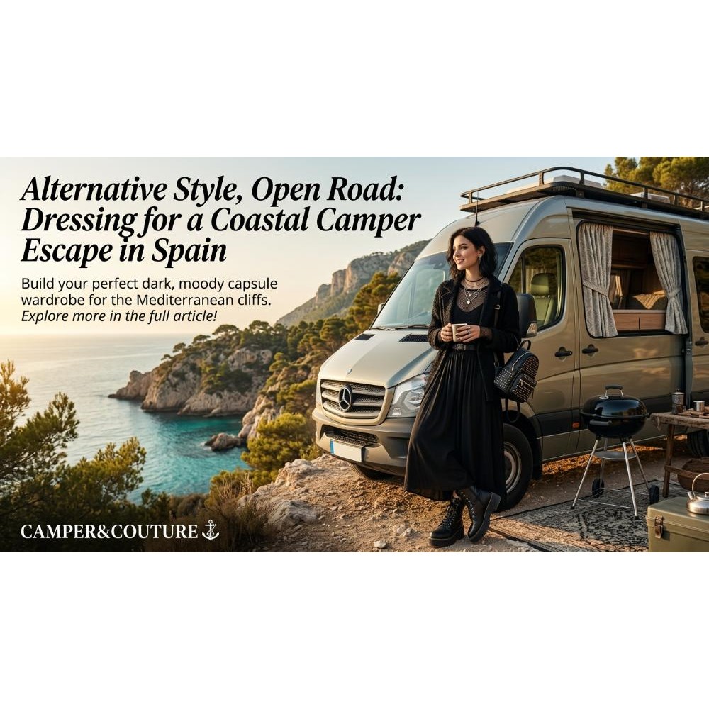Alternative Style, Open Road: Dressing for a Coastal Camper Escape in Spain