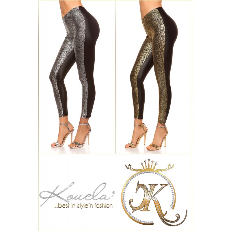 KouCla Leggings with snake-print 0000LE6066G-E