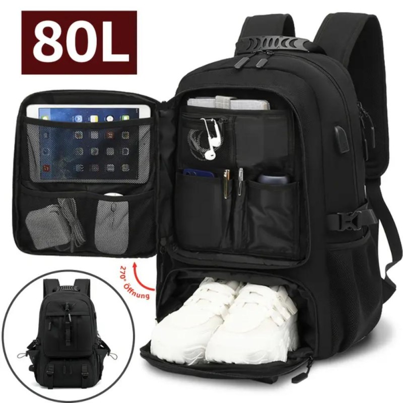 Expandable Travel 80L Backpack AH6579824