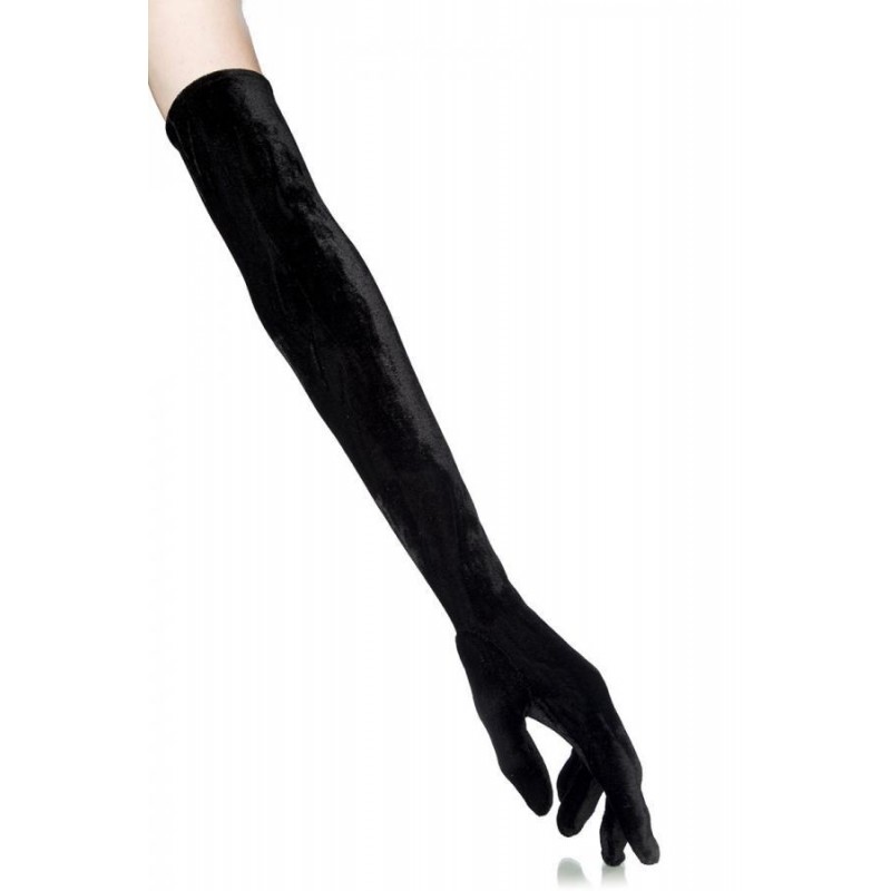 Long Velvet Gloves 12142B