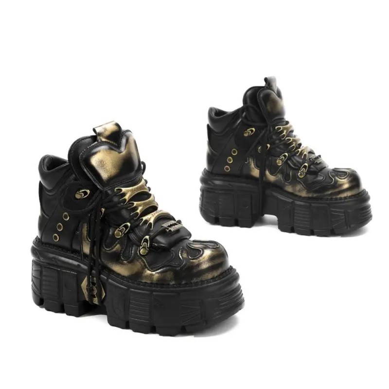 AR Cyberpunk Retro Gothic Boots BW698676