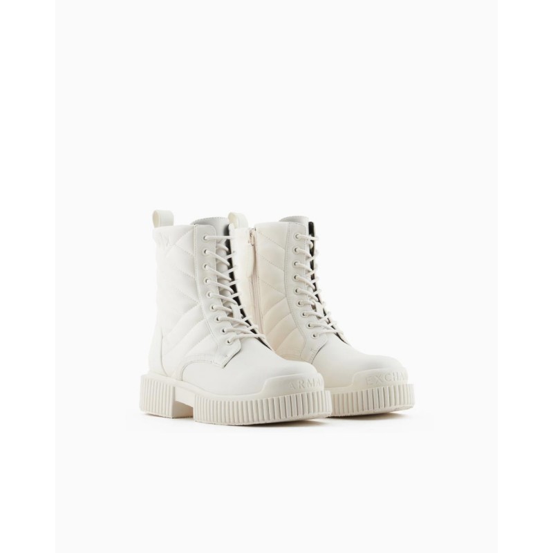 Armani Exchange Quilted leather amphibians XDN040_...