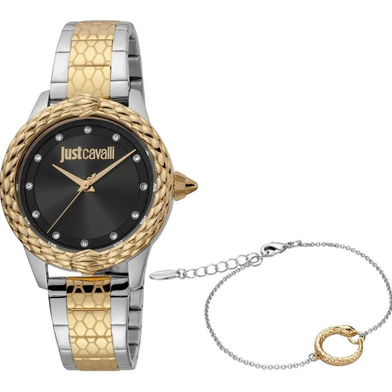 Just Cavalli Animalier Ladies Watch Set JC1L144M00...