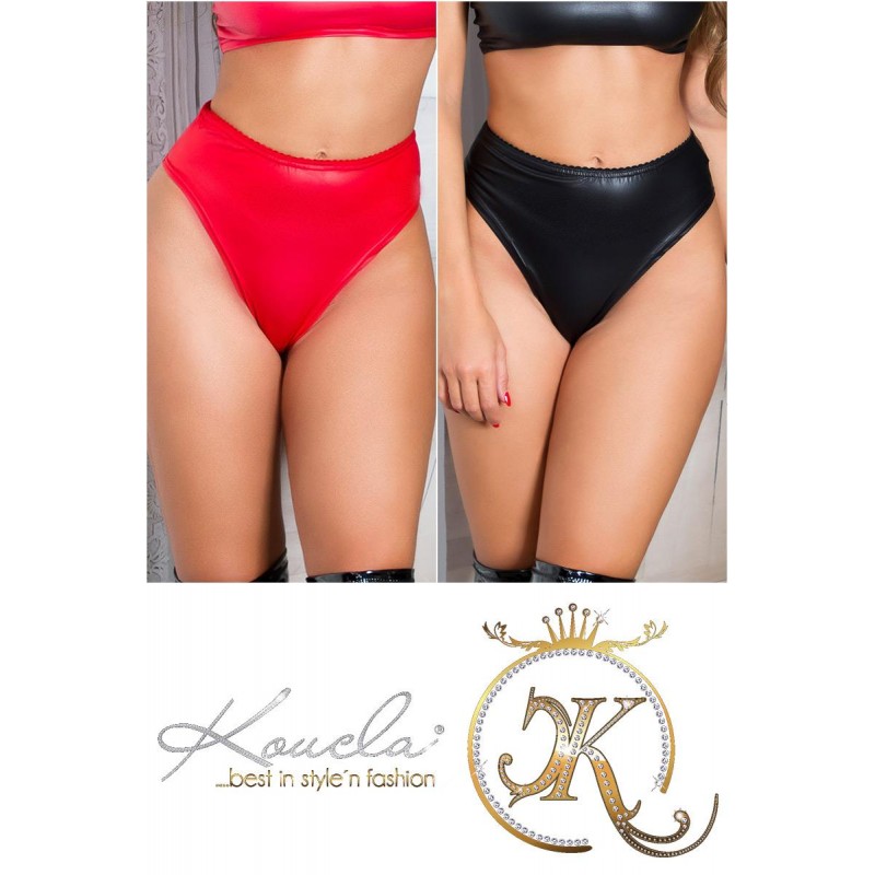 Koucla Wetlook Highwaist Slips Ruffled 0000UH20533B