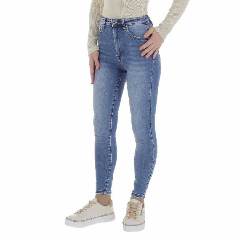 Laulia Ladies Highwaist Jeans KL-J-AP377-75-Bl