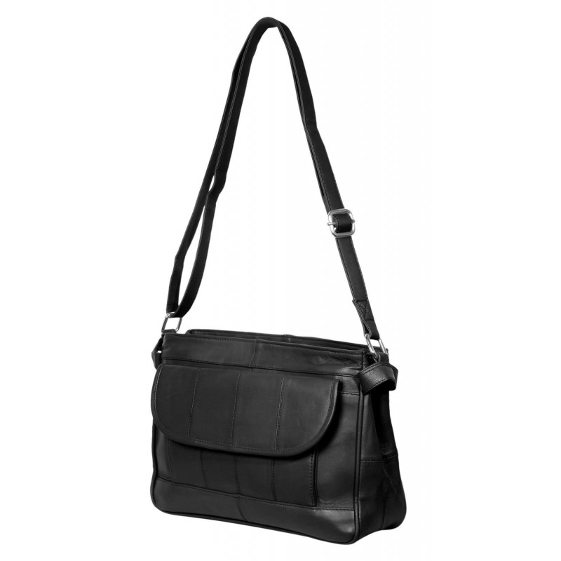 Leonardo Verrelli Silvi Leather Shoulder Bag 3900030-001