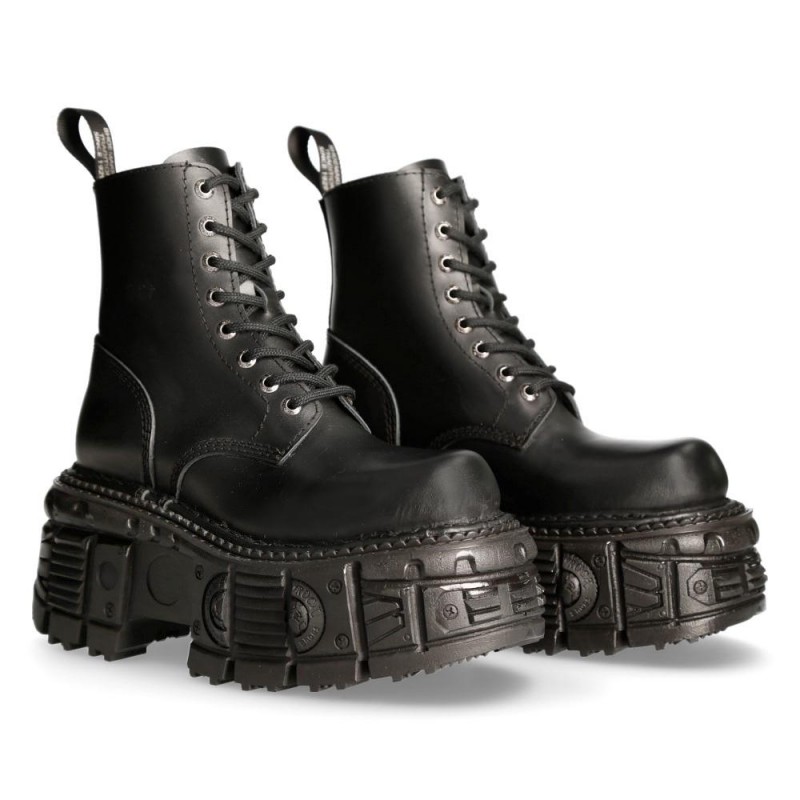 New Rock Ankle Boots M-MILI084N-S5