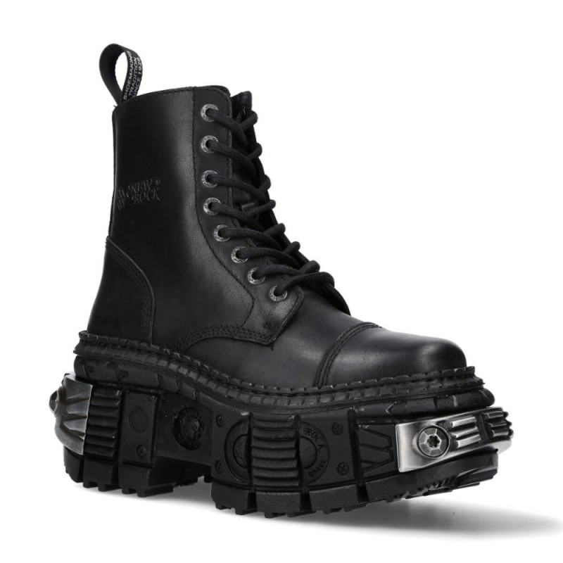 New Rock Ankle Boots M-WALL083C-S4