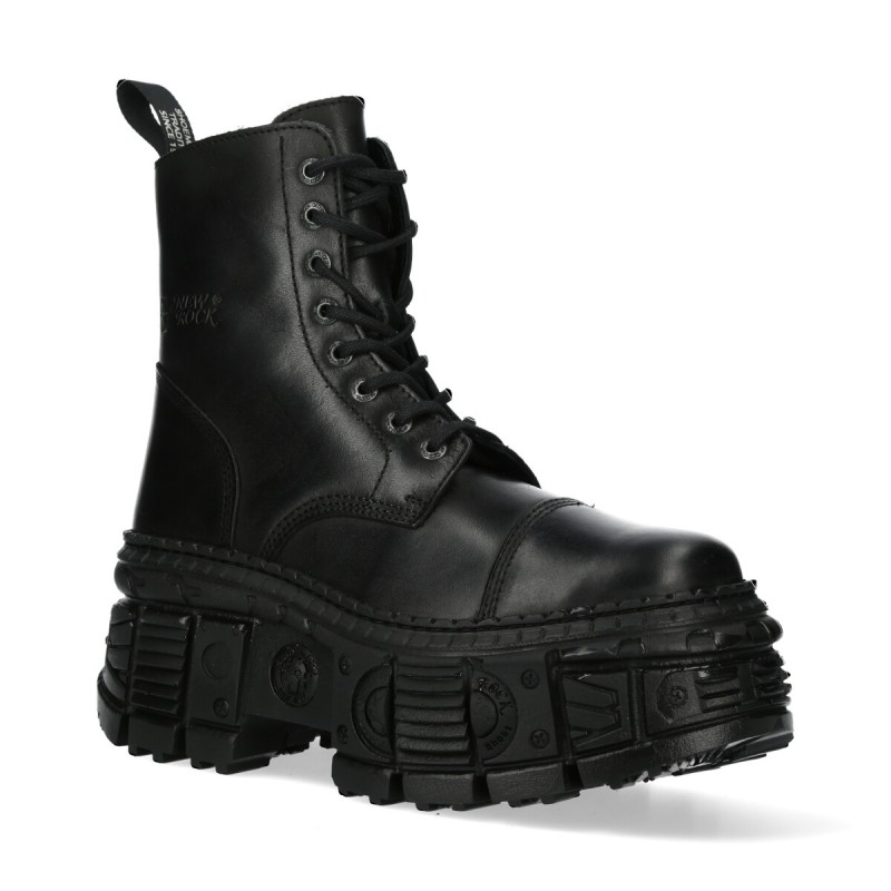 New Rock Ankle Boots M-WALL083C-S5