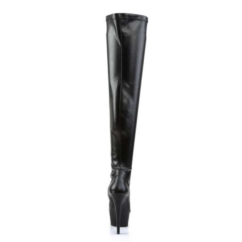 Pleaser DELIGHT-3000 overknee boots DEL3000/B/PU-E