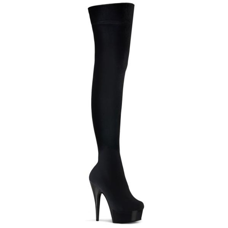 Pleaser DELIGHT-3002 platform overknee boots DEL30...