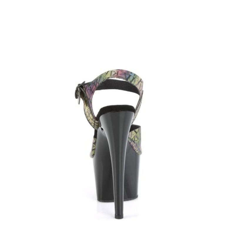 Pleaser ADORE-708N ADO708N-LTP/GRN-PP/B