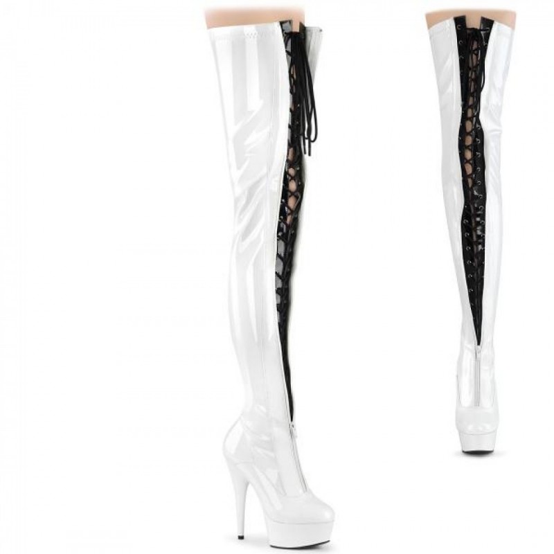 Pleaser DELIGHT-3027 DEL3027/W-B/W