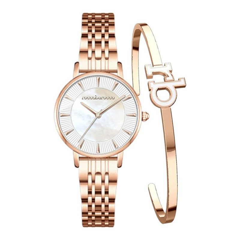 Rocco Barocco Ladies Watch and Bangle Set RB.4659L...