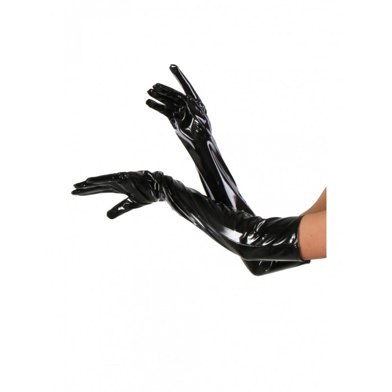 Soisbelle Long vinyl Gloves 014G-BK-E
