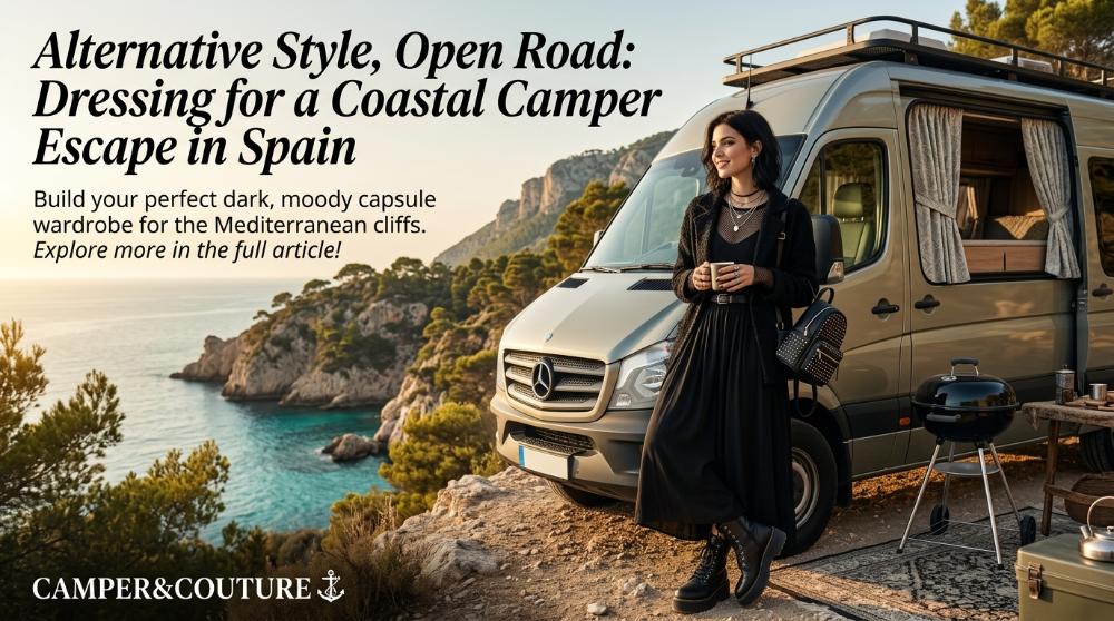 Alternative Style, Open Road: Dressing for a Coastal Camper Escape in Spain